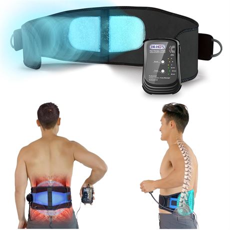 Dr Ho's Triple Action Back Belt Package with TENS/EMS Muscle Stimulator
