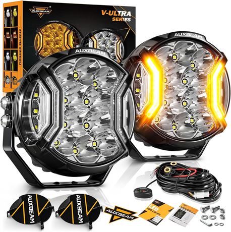 Auxbeam 5In V-Ultra 172W LED Pods, Offroad Driving Lights, 270  Beam, 2PCS