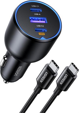 UGREEN chargeur voiture 130 W USB-C rapide avec câble 100 W