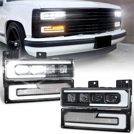 LED Headlight Assembly for 1988-1998 Chevy/GMC C/K Trucks
