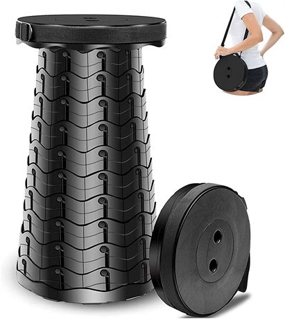 Tabouret Pliant Télescopique Portable Camping 400lbs