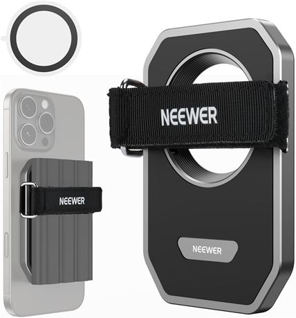 NEEWER Magnetic SSD Mount with Touch Fastener for MagSafe 16 Pro Max/15 Pro