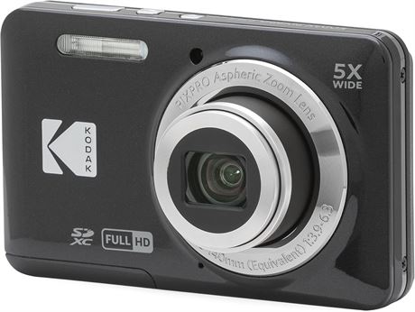 Appareil photo KODAK PIXPRO FZ55 16MP zoom 5x FHD 1080P noir