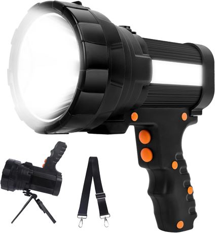 Powerful 6000 Lumen Rechargeable Flashlight with 3 Modes