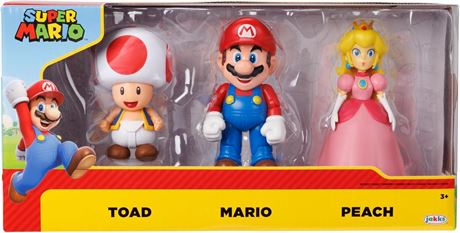 Super Mario Nintendo 3 Pack Mario & Friends 10 cm