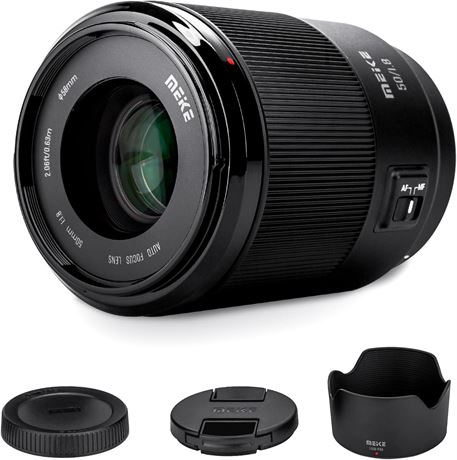 Meike 50mm F1.8 Full-Frame STM AF Prime Lens for Sony E-Mount