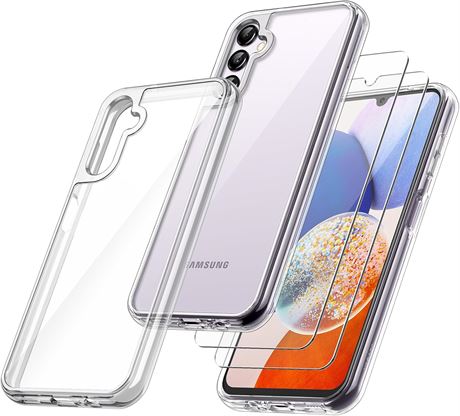 JETech 2 in 1 Case for Samsung Galaxy A14 6.6-Inch