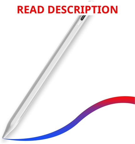 Stylet tactile pour iPad avec rejet paume charge rapide compatible modèles