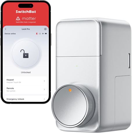 SwitchBot Smart Lock Pro - Serrure  lectronique pour porte d'entr e, via app