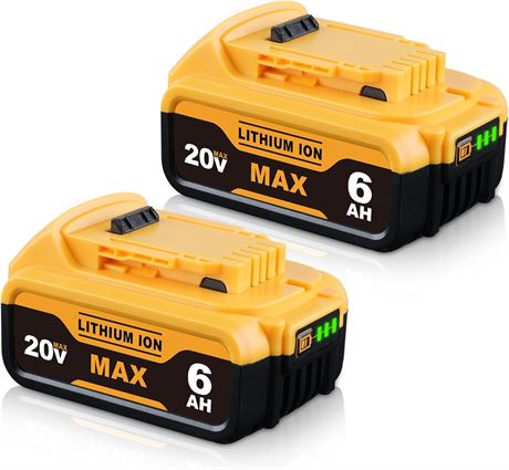 Batterie 6000mAh Remplacement Dewalt 20V Max Li-ion Outils Sans Fil