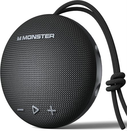 Monster Bluetooth Speaker IPX8 Waterproof, Bluetooth 5.4, Loud HD Sound